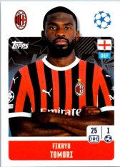 2024-25 Topps Champions League 31 Fikayo Tomori (AC Milan)
