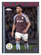 fotbalová kartička 2024-25 Topps Chrome UCC 33 Ollie Watkins, Aston Villa
