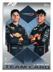 2025 Topps Turbo Attax F1 Campos Racing F2 Teams  175  Martí/Lindblad