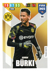 Fotbalová kartička Panini Adrenalyn XL FIFA 365 - 2020 Team Mate 196 Roman Burki Borussia Dortmund