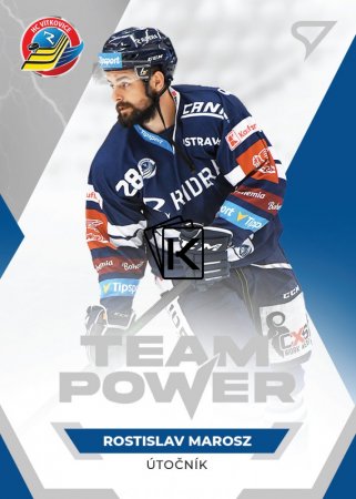 hokejová kartička 2021-22 SportZoo Tipsport Extraliga Team Power TP-30 Rostislav Marosz HC Vítkovice Ridera