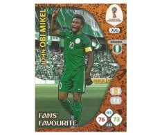 Fotbalová kartička Panini Adrenalynl XL World Cup Russia 2018 Fans Favourite 386 John Obi Mikel