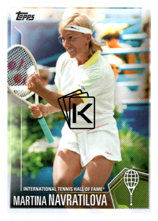 2019 Topps Tennis Hall of Fame 23 Martina Navratilova