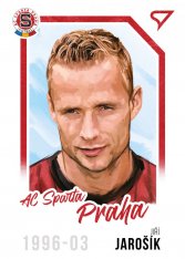 fotbalová kartička 2023 Sportzoo Dekády Portrét P-026 JIŘÍ JAROŠÍK AC Sparta Praha
