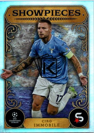 Fotbalová kartička 2023-24 Topps Superstars UEFA Club Competitions Showpieces 29 Ciro Immobile (SS Lazio)
