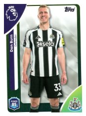 fotbalová kartička 2025-26 Topps  Premier League 219 Dan Burn (Newcastle United)
