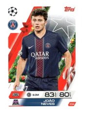 fotbalová kartička 2025-26 Topps Match Attax UCC Winter Collection Paris Saint-Germain 234 João Neves