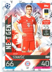 Fotbalová kartička 2022-23 Topps Match Attax UCL Next Gen 397 Josip Stanisic - FC Bayern Mnchen