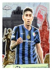 fotbalová kartička 2024-25 Topps Chrome Final Destination 4 - Alessandro Bastoni