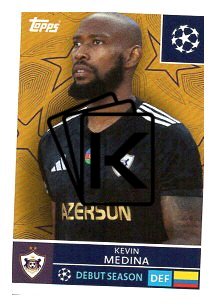 2025-26 Topps Champions League  Qarabağ FK 545 Kevin Medina