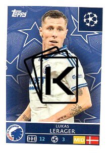 2025-26 Topps Champions League  F.C. Copenhagen 499 Lukas Lerager - Apprentice