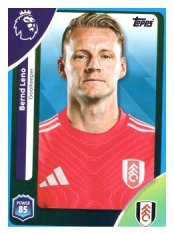 fotbalová kartička 2025-26 Topps  Premier League 146 Bernd Leno (Fulham)-PARALLEL Blue