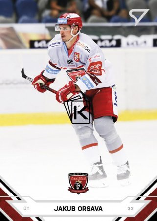 hokejová kartička 2021-22 SportZoo Tipsport Extraliga 87 Jakub Orsava HC Mountfield Hradec Králové