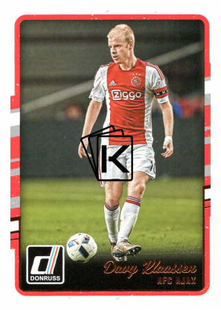 2016-17 Panini Donruss Soccer 11 Davy Klaassen - AFC Ajax