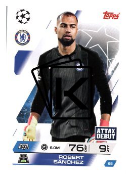 fotbalová kartička 2025-26 Topps Match Attax UCC 65 Robert Sánchez (Chelsea)