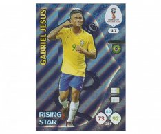 Fotbalová kartička Panini Adrenalynl XL World Cup Russia 2018 Rising Star 417 Gabriel Jesus