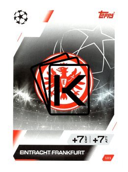 fotbalová kartička 2025-26 Topps Match Attax UCC 181 Team Logo (Eintracht Frankfurt)