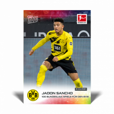 Fotbalová kartička Topps Now Bundesliga 176 Jadon Sancho Borussia Dormtund