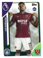 fotbalová kartička 2025-26 Topps  Premier League 285 Luis Guilherme (West Ham United)  -  Rookie