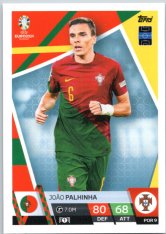 fotbalová karta Topps Match Attax EURO 2024 POR9 João Palhinha (Portugal)