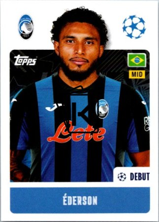 2024-25 Topps Champions League 83 Éderson (Atalanta BC)