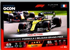 2021 Topps Formule 1 Turbo Attax Live Action 143 Esteban Ocon Alpine F1