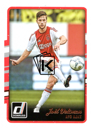 2016-17 Panini Donruss Soccer 13 Joel Veltman - AFC Ajax