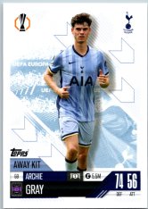 Fotbalová kartička 2024-25 Topps Match Attax EXTRA UEFA Club Competitions Away Kit 59.  Archie Gray (Tottenham Hotspur)