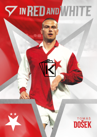 2025-26 SportZoo SK Slavia Praha In Red and White RW-06 Tomáš Došek