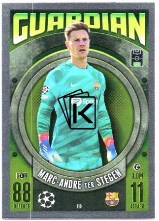 Fotbalová kartička 2023-24 Topps Match Attax UEFA Club Competitions 119 Marc-André ter Stegen  FC Barcelona