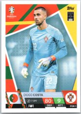 fotbalová karta Topps Match Attax EURO 2024 POR1 Diogo Costa (Portugal)