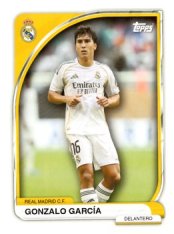 fotbalová kartička 2025-26 Topps Team set Real Madrid CF 16 Gonzalo García