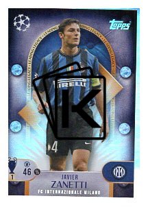 2025-26 Topps Champions League  Leading Legacies 278 Javier Zanetti (FC Internazionale Milano)