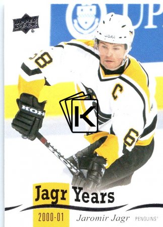 Insertní karta 2018-19 Years JJ-11 Jaromir Jagr Pittsburgh
