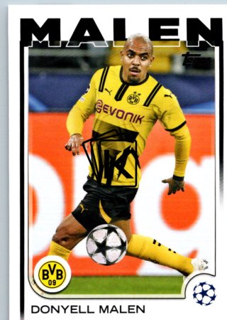 fotbalová kartička 2024-25 Topps UEFA Club Competitions Flagship 73 Donyell Malen Borussia Dortmund