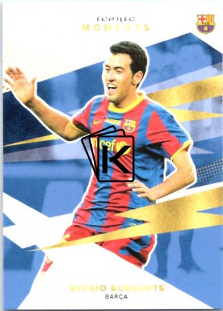 2021 Topps FC Barcelona Iconic Moments 40 Sergio Busquets