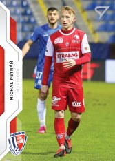 fotbalová kartička SportZoo 2020-21 Fortuna Liga Serie 2 řadová karta 324 Michal Petráň FK Pardubice