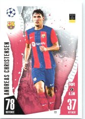 Fotbalová kartička 2023-24 Topps Match Attax UEFA Club Competitions 121 Andreas Christensen FC Barcelona