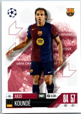 fotbalová kartička 2024-25 Topps Match Attax UEFA Club Competitions  141 Jules Kounde (FC Barcelona)