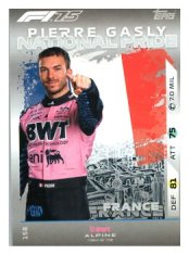 2025 Topps Turbo Attax F1 BWT Alpine National Pride  158 Pierre Gasly