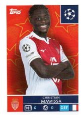 2025-26 Topps Champions League AS Monaco FC 78 Christian Mawissa