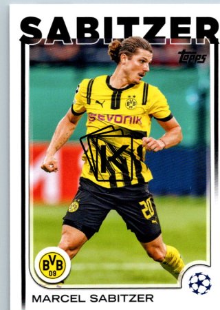 fotbalová kartička 2024-25 Topps UEFA Club Competitions Flagship 137 Marcel Sabitzer Borussia Dortmund
