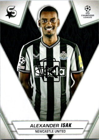Fotbalová kartička 2023-24 Topps Superstars UEFA Club Competitions 102 Alexander Isak (Newcastle United)