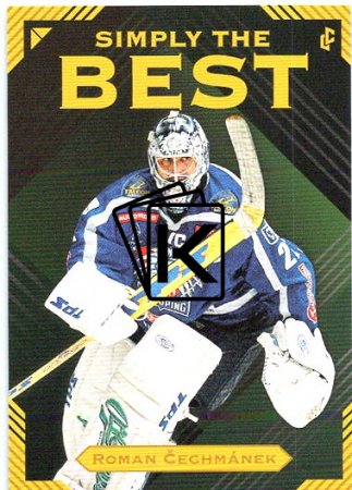 Legendary Cards Simply The Best 35 Roman Čechmánek 2006 Linköpings HC