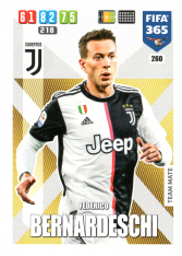Fotbalová kartička Panini Adrenalyn XL FIFA 365 - 2020 Team Mate 260 Federico Bernardeschi Juventus