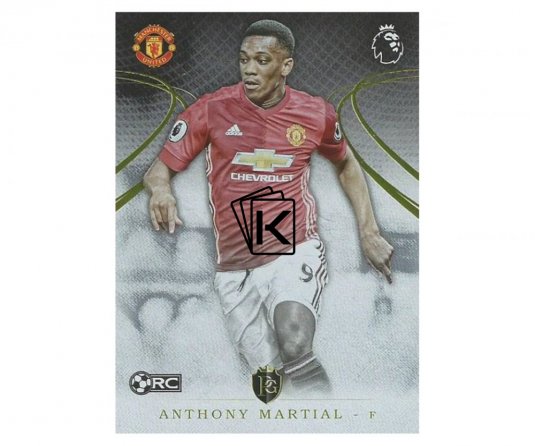 2016 Topps Gold Premier League 30. Anthony Martial Manchester United RC