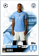 fotbalová kartička 2024-25 Topps Match Attax UEFA Club Competitions 17 Manuel Aknji (Manchester City)