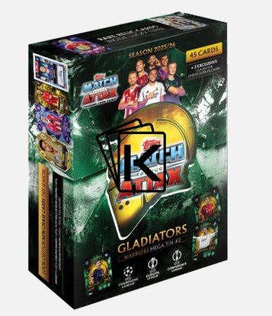 2025-26 Topps Match Attax UEFA Club Competitions Mega Tin Gladiators 2 - Warriors