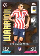 Fotbalová kartička 2022-23 Topps Match Attax UCL 159 Jose Maria Gimenez - Atletico de Madrid