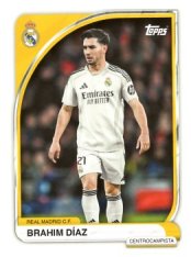 fotbalová kartička 2025-26 Topps Team set Real Madrid CF 14 Brahim Díaz